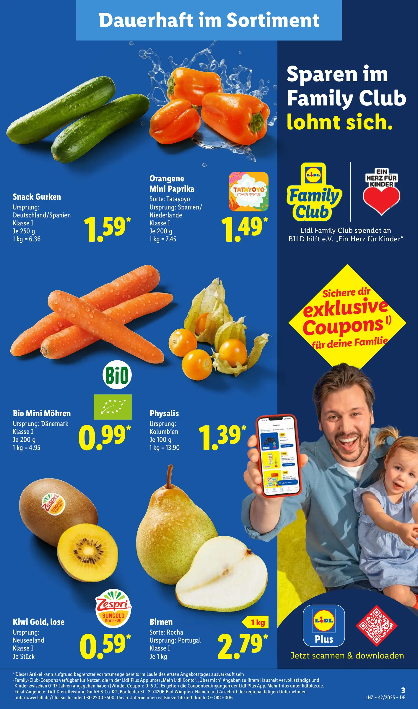 Lidl Prospekt KW42 mit aktuellen Angeboten und attraktiven Rabatten – günstige Lebensmittel, Sparen Sie bei Lidl Prospekt diese Woche!