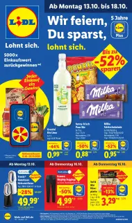 Titelseite des Lidl Prospekts für nächste Woche KW 42