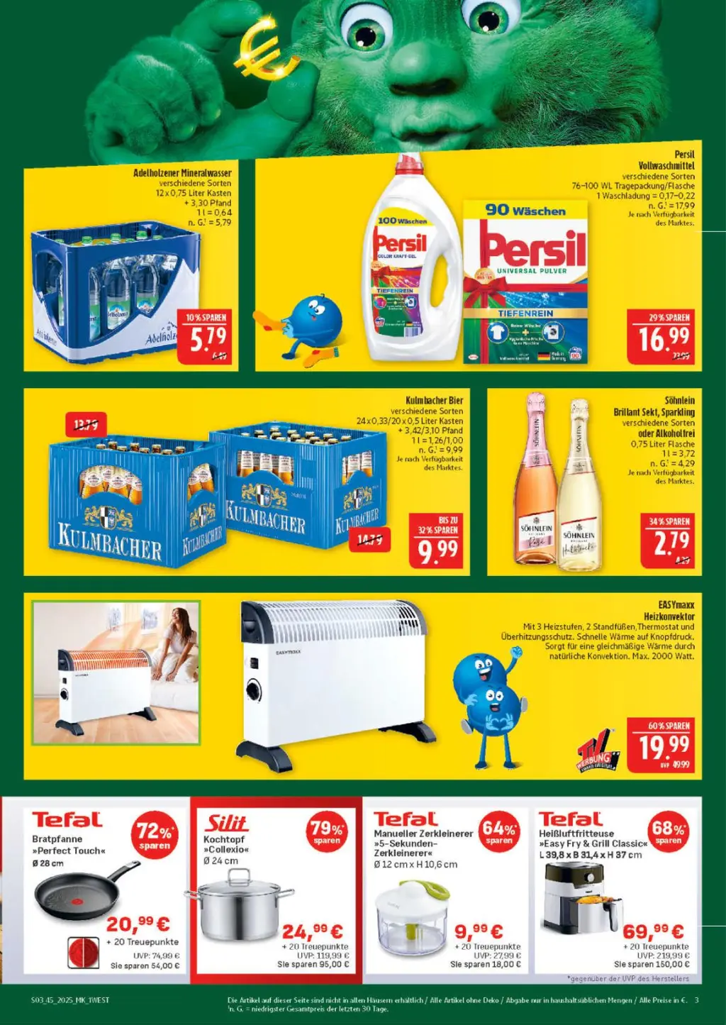 Marktkauf Prospekt KW45 mit aktuellen Angeboten und attraktiven Rabatten – günstige Lebensmittel, Sparen Sie bei Marktkauf Prospekt diese Woche!