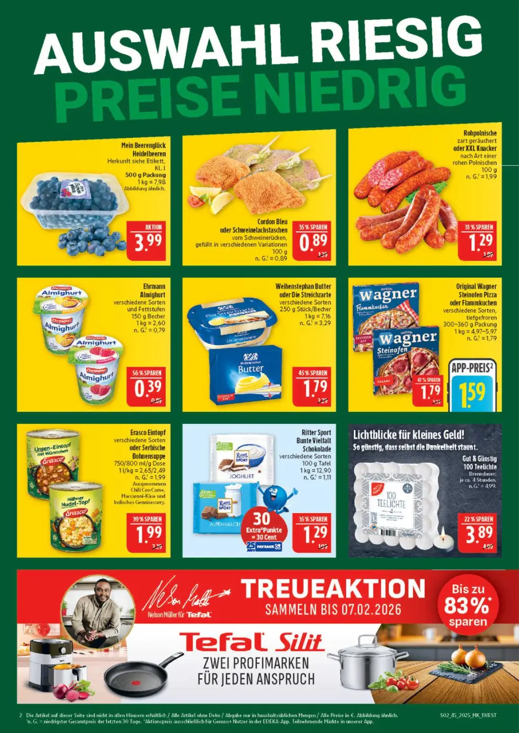 Marktkauf Prospekt KW45 mit aktuellen Angeboten und attraktiven Rabatten – günstige Lebensmittel, Sparen Sie bei Marktkauf Prospekt diese Woche!