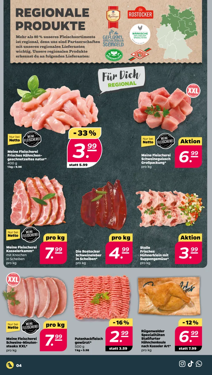 NETTO Prospekt KW44 mit aktuellen Angeboten und attraktiven Rabatten – günstige Lebensmittel, Sparen Sie bei NETTO Prospekt diese Woche!