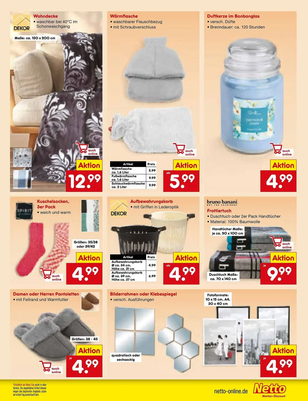 Netto Marken-Discount Prospekt KW45 mit aktuellen Angeboten und attraktiven Rabatten – günstige Lebensmittel, Sparen Sie bei Netto Marken-Discount Prospekt diese Woche!