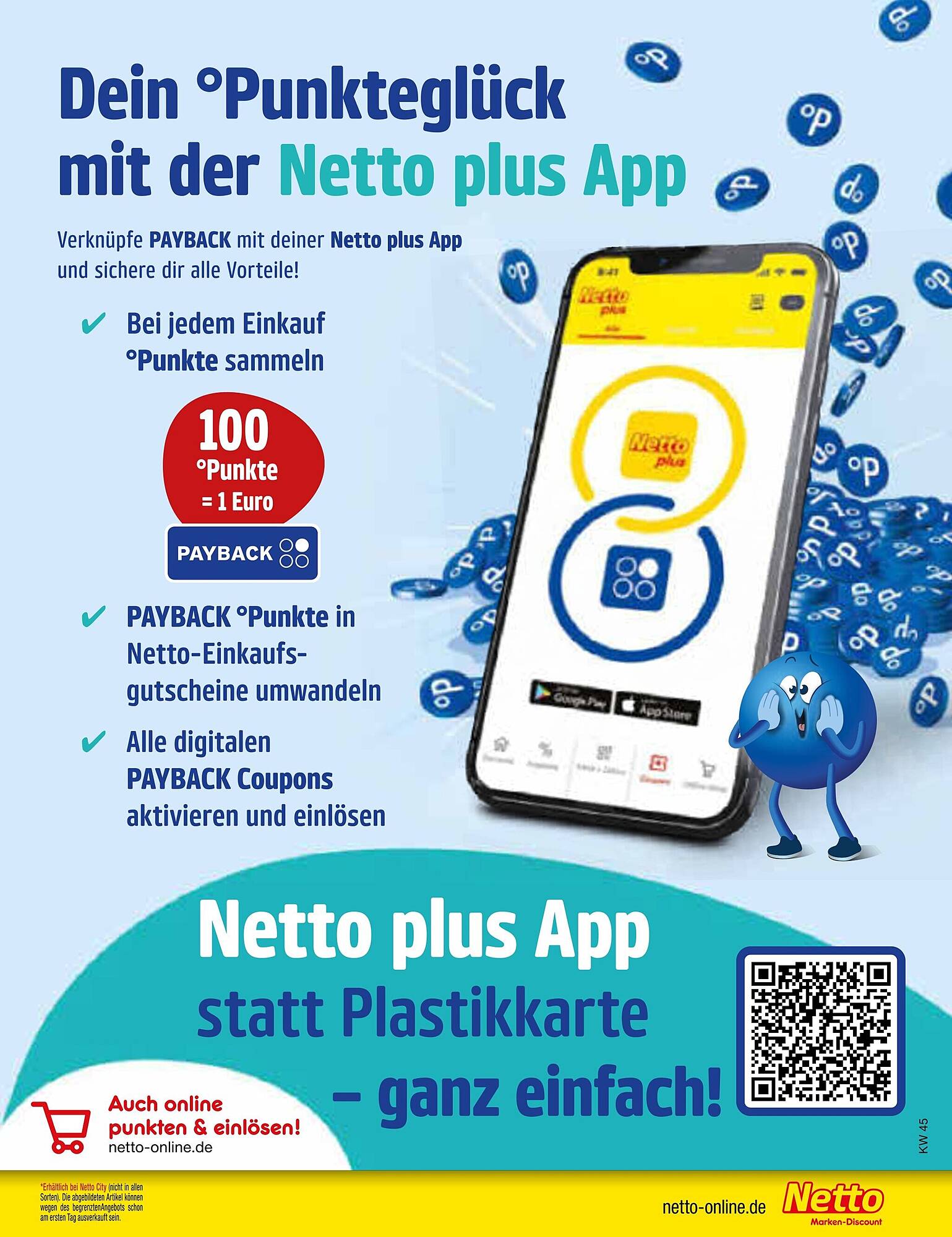 Netto Marken-Discount Prospekt KW45 mit aktuellen Angeboten und attraktiven Rabatten – günstige Lebensmittel, Sparen Sie bei Netto Marken-Discount Prospekt diese Woche!