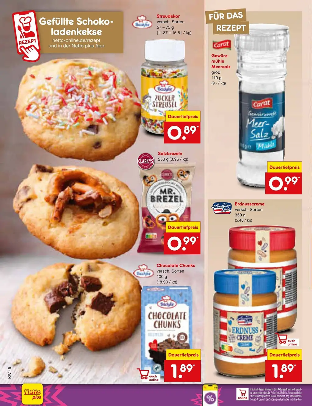Netto Marken-Discount Prospekt KW45 mit aktuellen Angeboten und attraktiven Rabatten – günstige Lebensmittel, Sparen Sie bei Netto Marken-Discount Prospekt diese Woche!