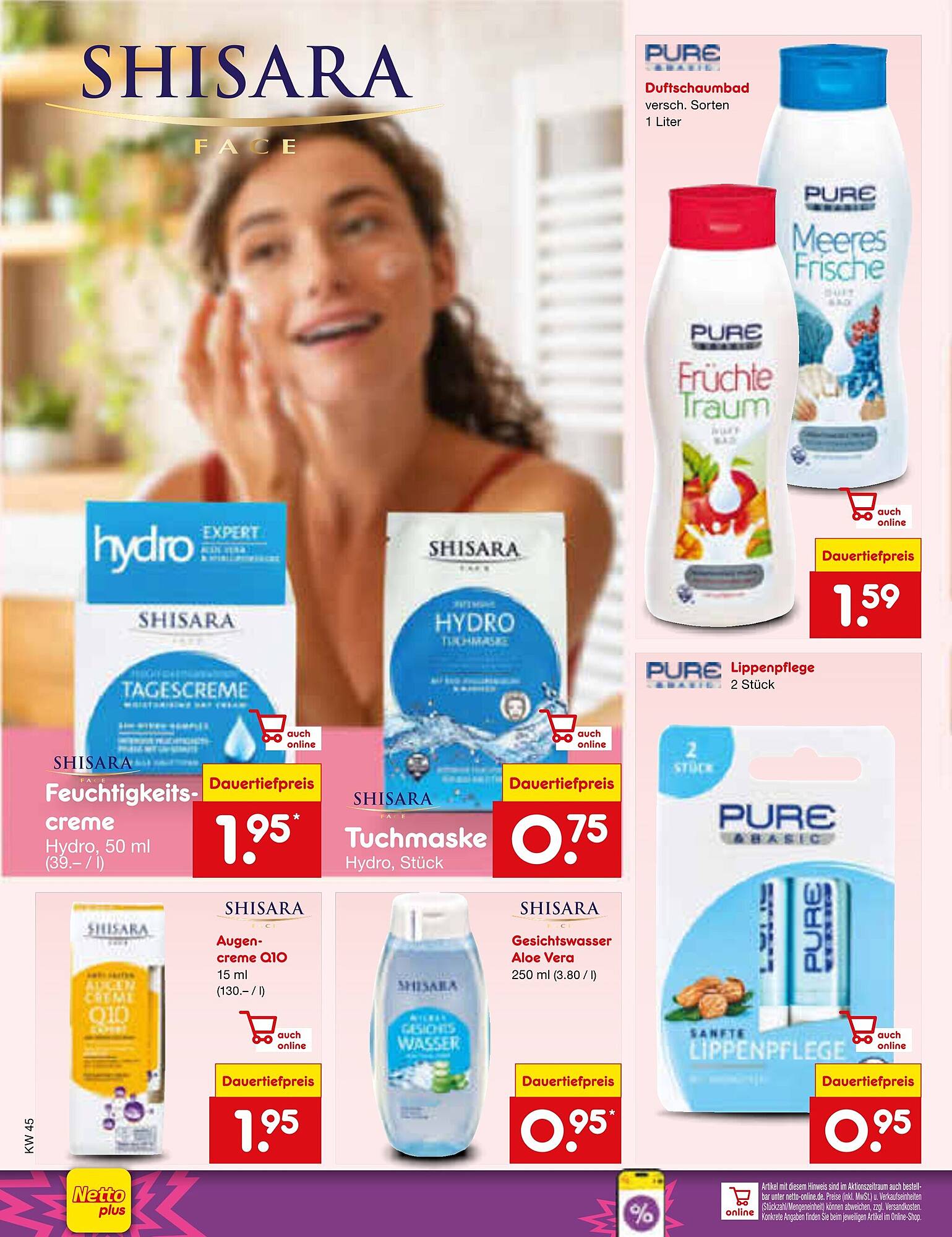 Netto Marken-Discount Prospekt KW45 mit aktuellen Angeboten und attraktiven Rabatten – günstige Lebensmittel, Sparen Sie bei Netto Marken-Discount Prospekt diese Woche!