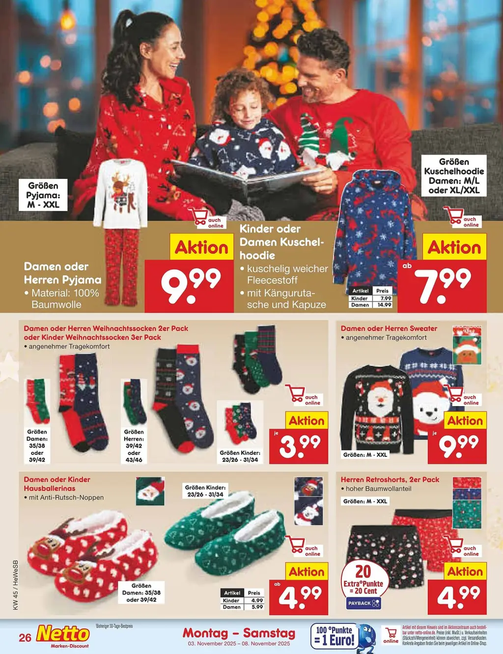 Netto Marken-Discount Prospekt KW45 mit aktuellen Angeboten und attraktiven Rabatten – günstige Lebensmittel, Sparen Sie bei Netto Marken-Discount Prospekt diese Woche!