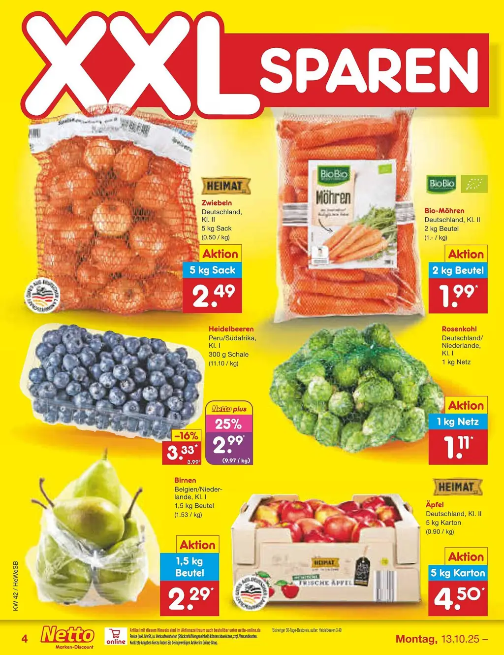 Netto Marken-Discount Prospekt KW42 mit aktuellen Angeboten und attraktiven Rabatten – günstige Lebensmittel, Sparen Sie bei Netto Marken-Discount Prospekt diese Woche!