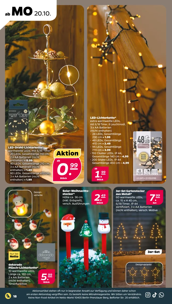 NETTO Prospekt KW43 mit aktuellen Angeboten und attraktiven Rabatten – günstige Lebensmittel, Sparen Sie bei NETTO Prospekt diese Woche!