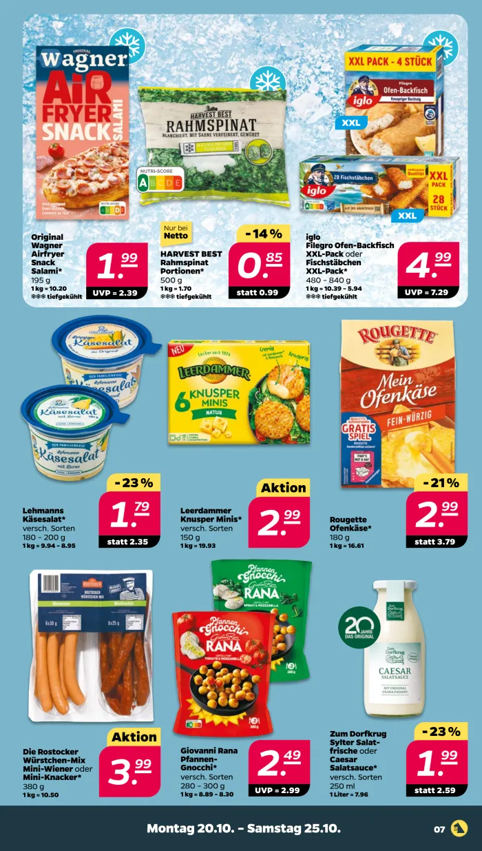 NETTO Prospekt KW43 mit aktuellen Angeboten und attraktiven Rabatten – günstige Lebensmittel, Sparen Sie bei NETTO Prospekt diese Woche!