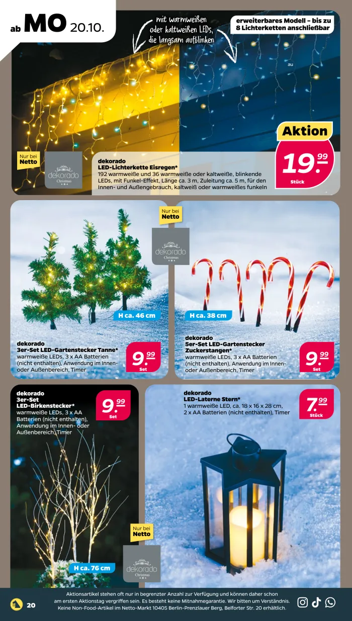 NETTO Prospekt KW43 mit aktuellen Angeboten und attraktiven Rabatten – günstige Lebensmittel, Sparen Sie bei NETTO Prospekt diese Woche!