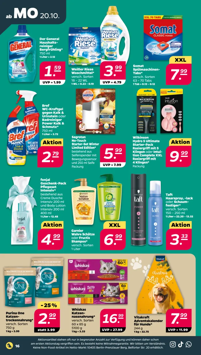 NETTO Prospekt KW43 mit aktuellen Angeboten und attraktiven Rabatten – günstige Lebensmittel, Sparen Sie bei NETTO Prospekt diese Woche!