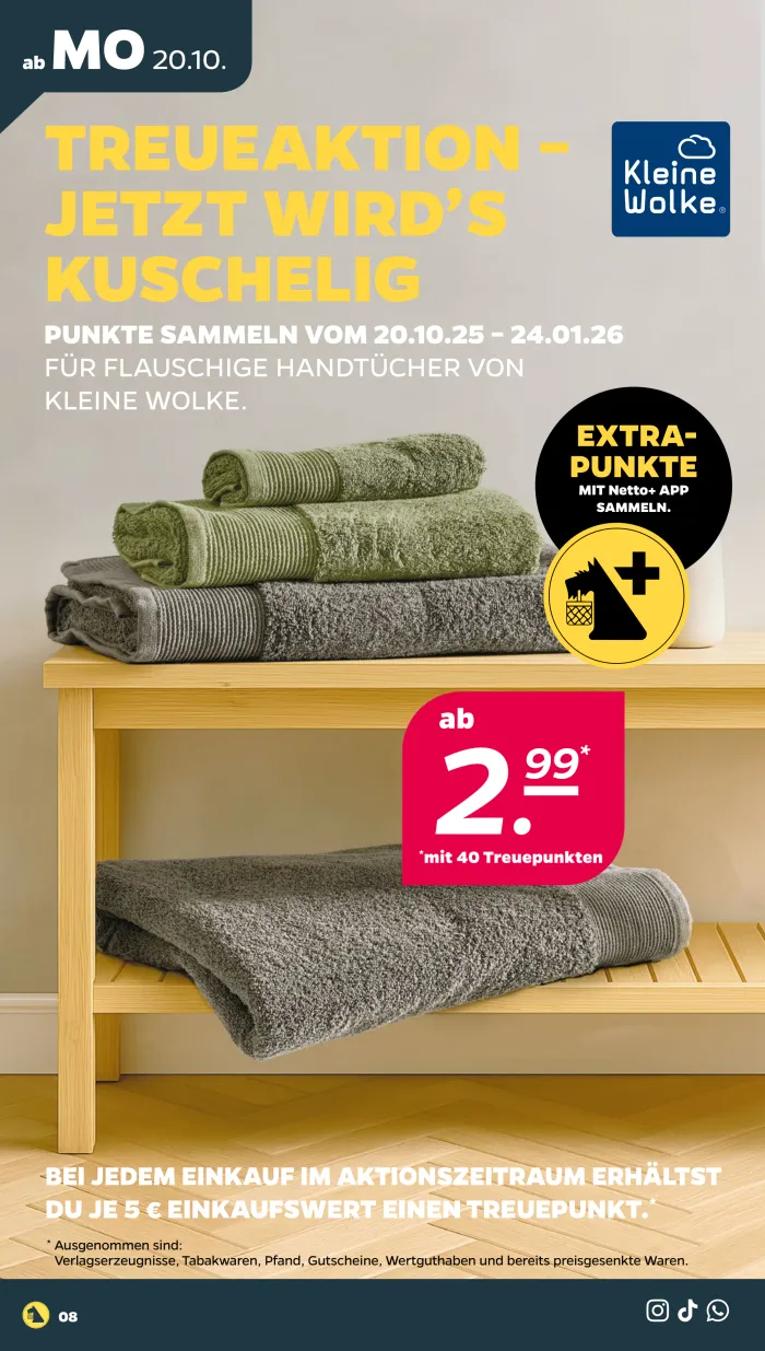 NETTO Prospekt KW43 mit aktuellen Angeboten und attraktiven Rabatten – günstige Lebensmittel, Sparen Sie bei NETTO Prospekt diese Woche!