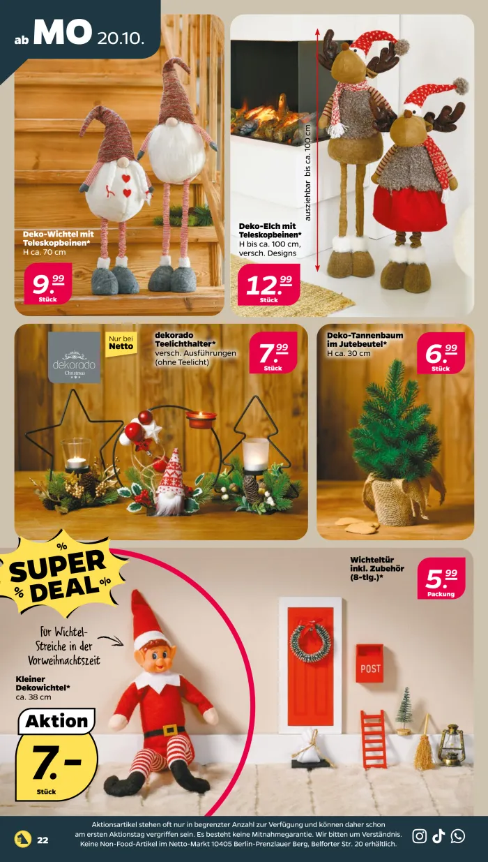 NETTO Prospekt KW43 mit aktuellen Angeboten und attraktiven Rabatten – günstige Lebensmittel, Sparen Sie bei NETTO Prospekt diese Woche!
