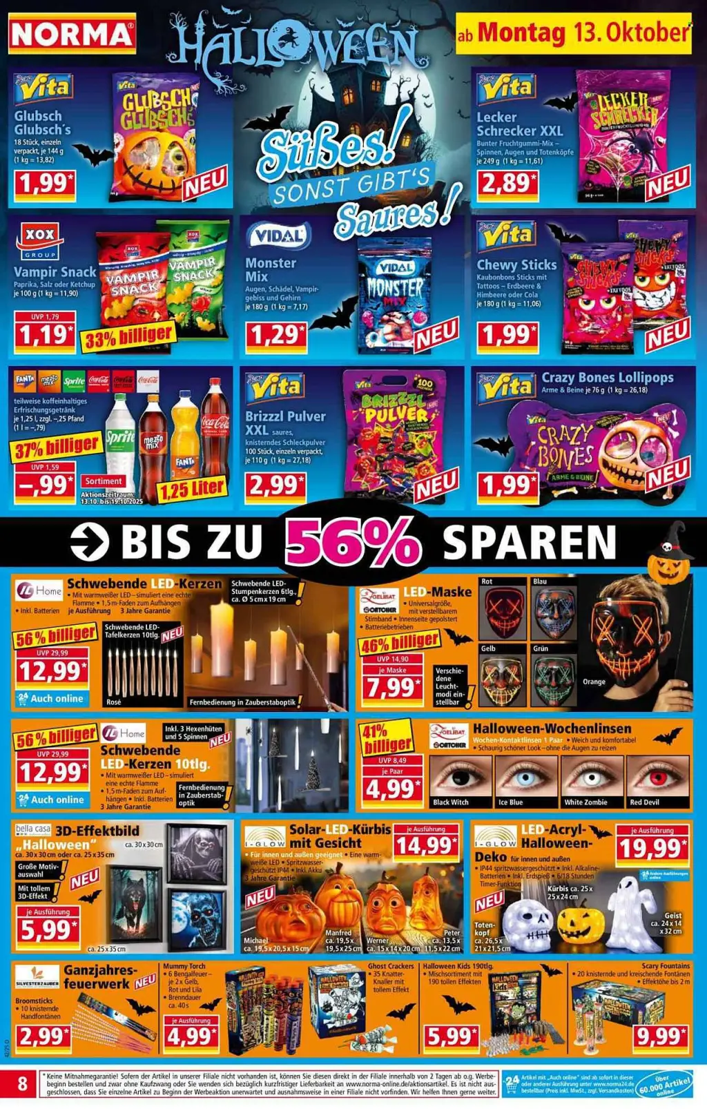 Norma Prospekt KW42 mit aktuellen Angeboten und attraktiven Rabatten – günstige Lebensmittel, Sparen Sie bei Norma Prospekt diese Woche!