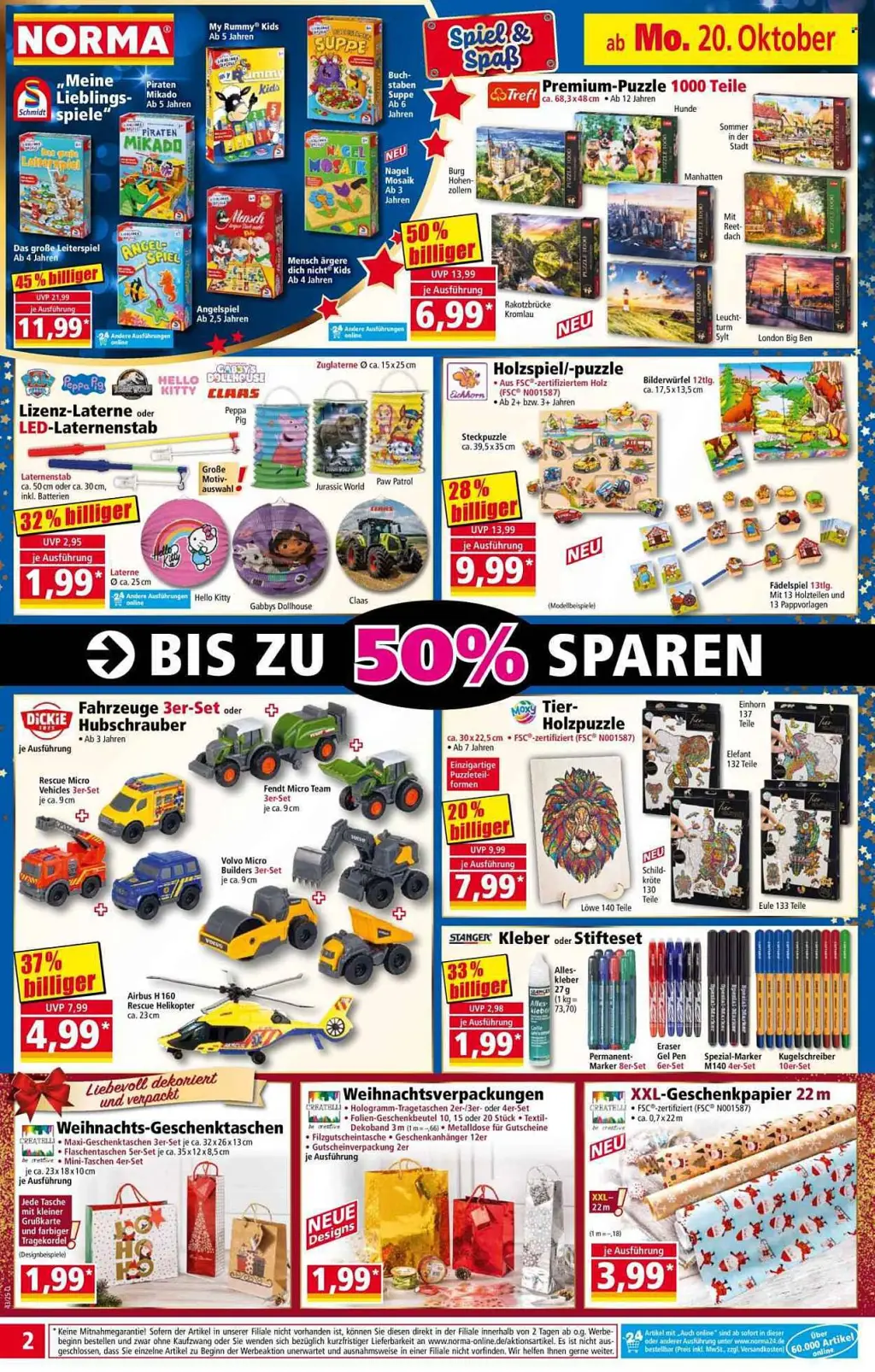 Norma Prospekt KW43 mit aktuellen Angeboten und attraktiven Rabatten – günstige Lebensmittel, Sparen Sie bei Norma Prospekt diese Woche!