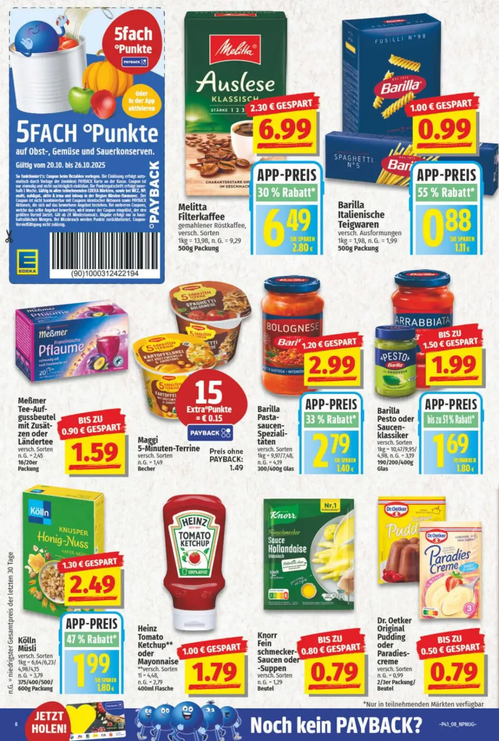 NP Prospekt KW43 mit aktuellen Angeboten und attraktiven Rabatten – günstige Lebensmittel, Sparen Sie bei NP Prospekt diese Woche!