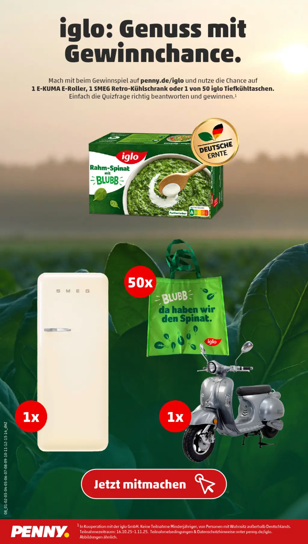 PENNY Prospekt KW44 mit aktuellen Angeboten und attraktiven Rabatten – günstige Lebensmittel, Sparen Sie bei PENNY Prospekt diese Woche!