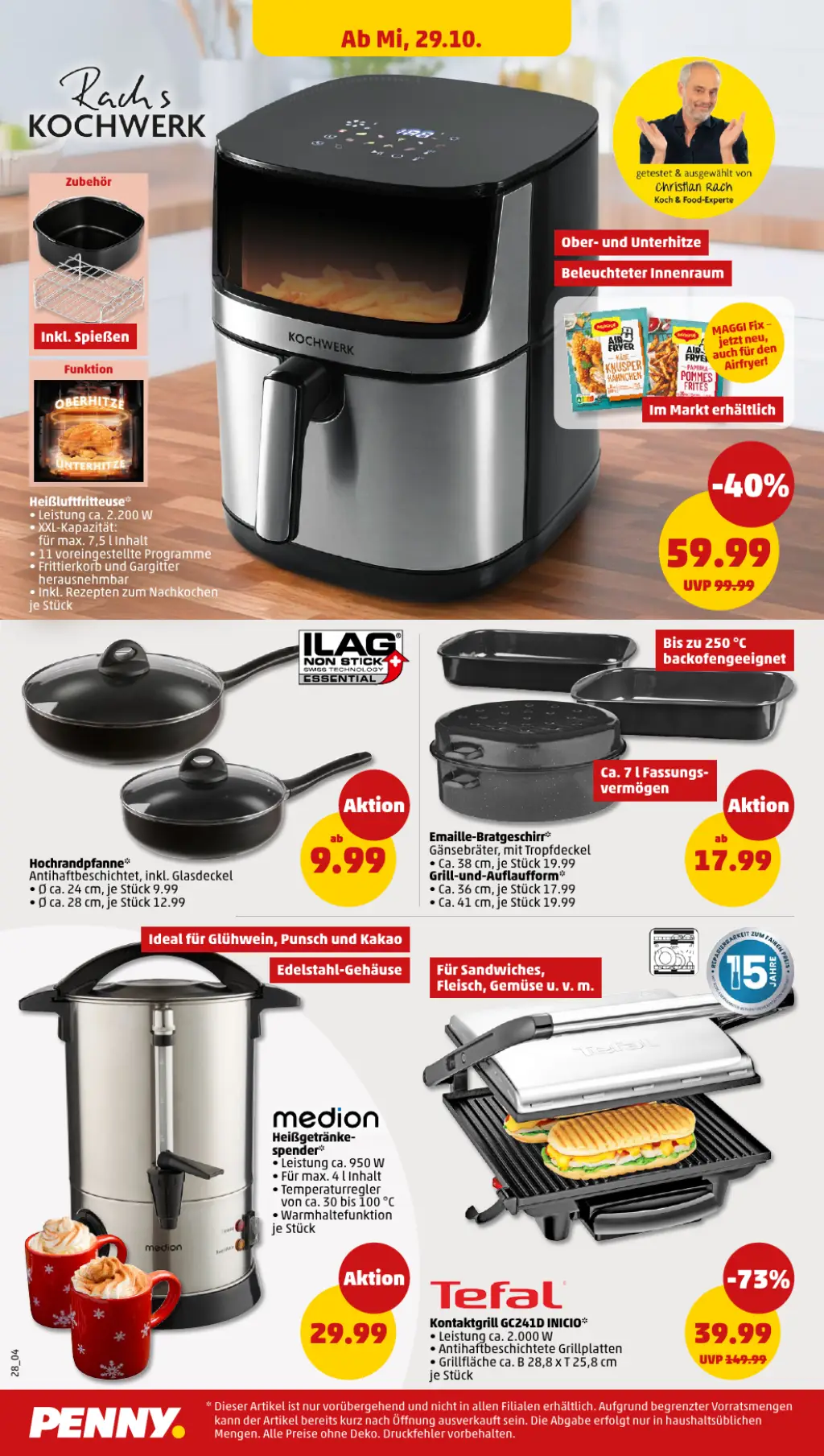 PENNY Prospekt KW44 mit aktuellen Angeboten und attraktiven Rabatten – günstige Lebensmittel, Sparen Sie bei PENNY Prospekt diese Woche!