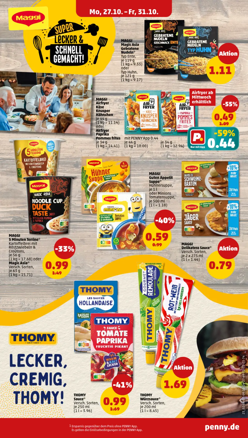 PENNY Prospekt KW44 mit aktuellen Angeboten und attraktiven Rabatten – günstige Lebensmittel, Sparen Sie bei PENNY Prospekt diese Woche!