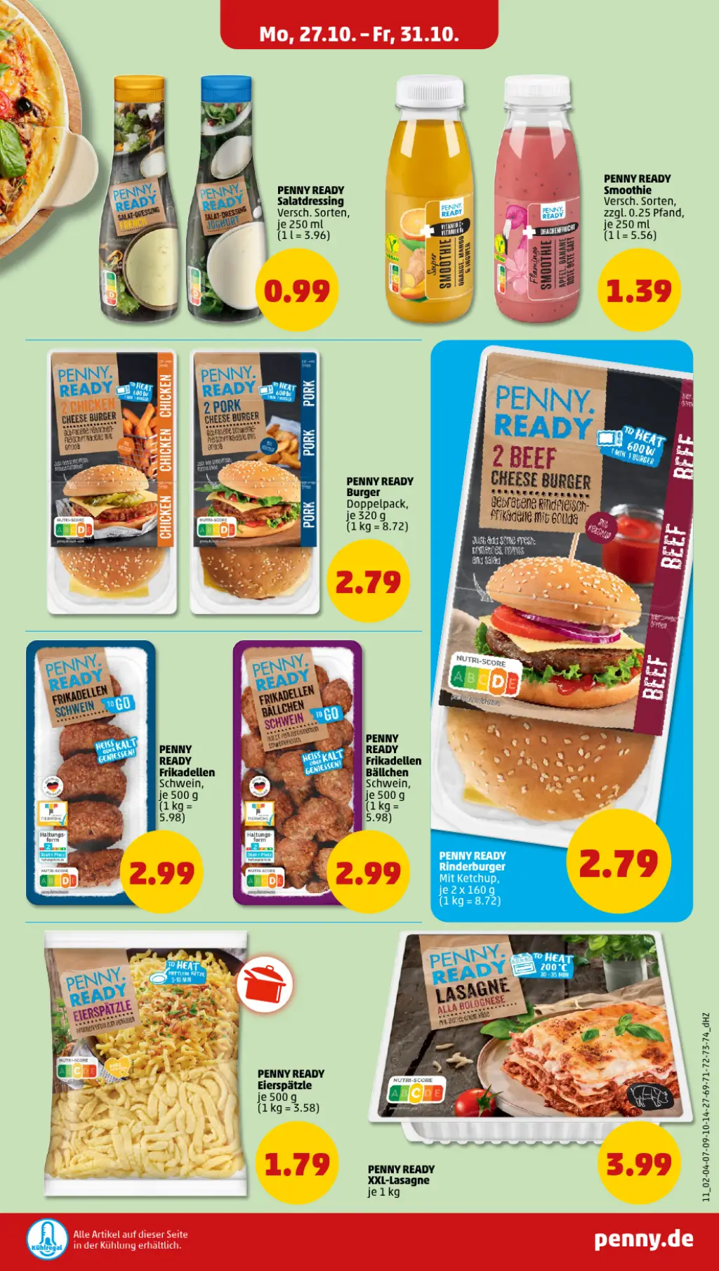 PENNY Prospekt KW44 mit aktuellen Angeboten und attraktiven Rabatten – günstige Lebensmittel, Sparen Sie bei PENNY Prospekt diese Woche!