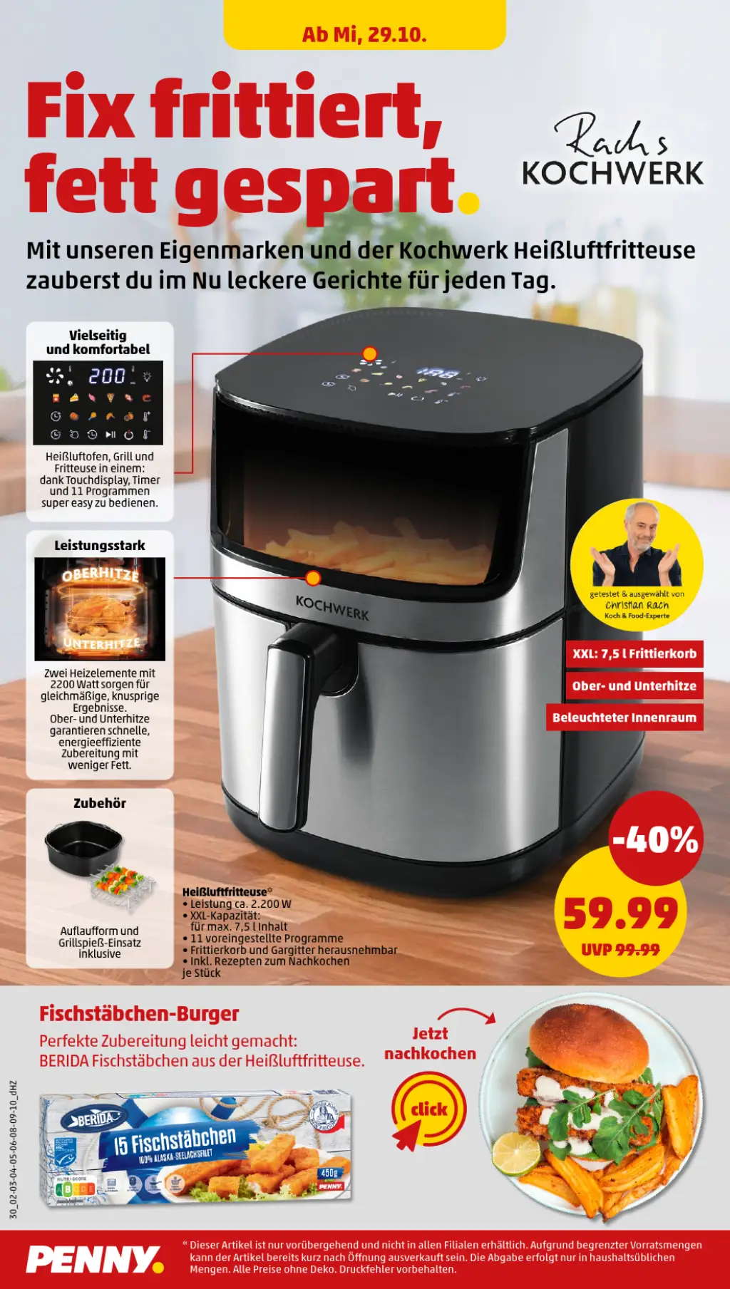 PENNY Prospekt KW44 mit aktuellen Angeboten und attraktiven Rabatten – günstige Lebensmittel, Sparen Sie bei PENNY Prospekt diese Woche!