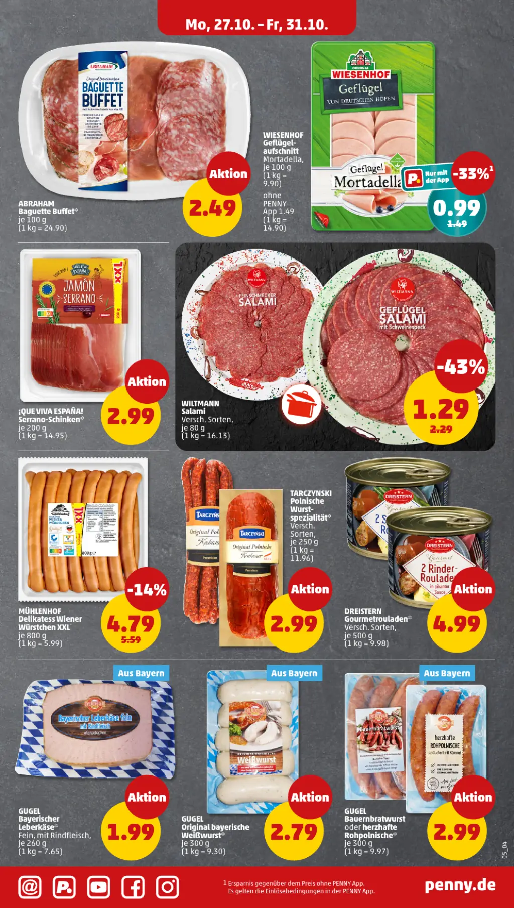 PENNY Prospekt KW44 mit aktuellen Angeboten und attraktiven Rabatten – günstige Lebensmittel, Sparen Sie bei PENNY Prospekt diese Woche!