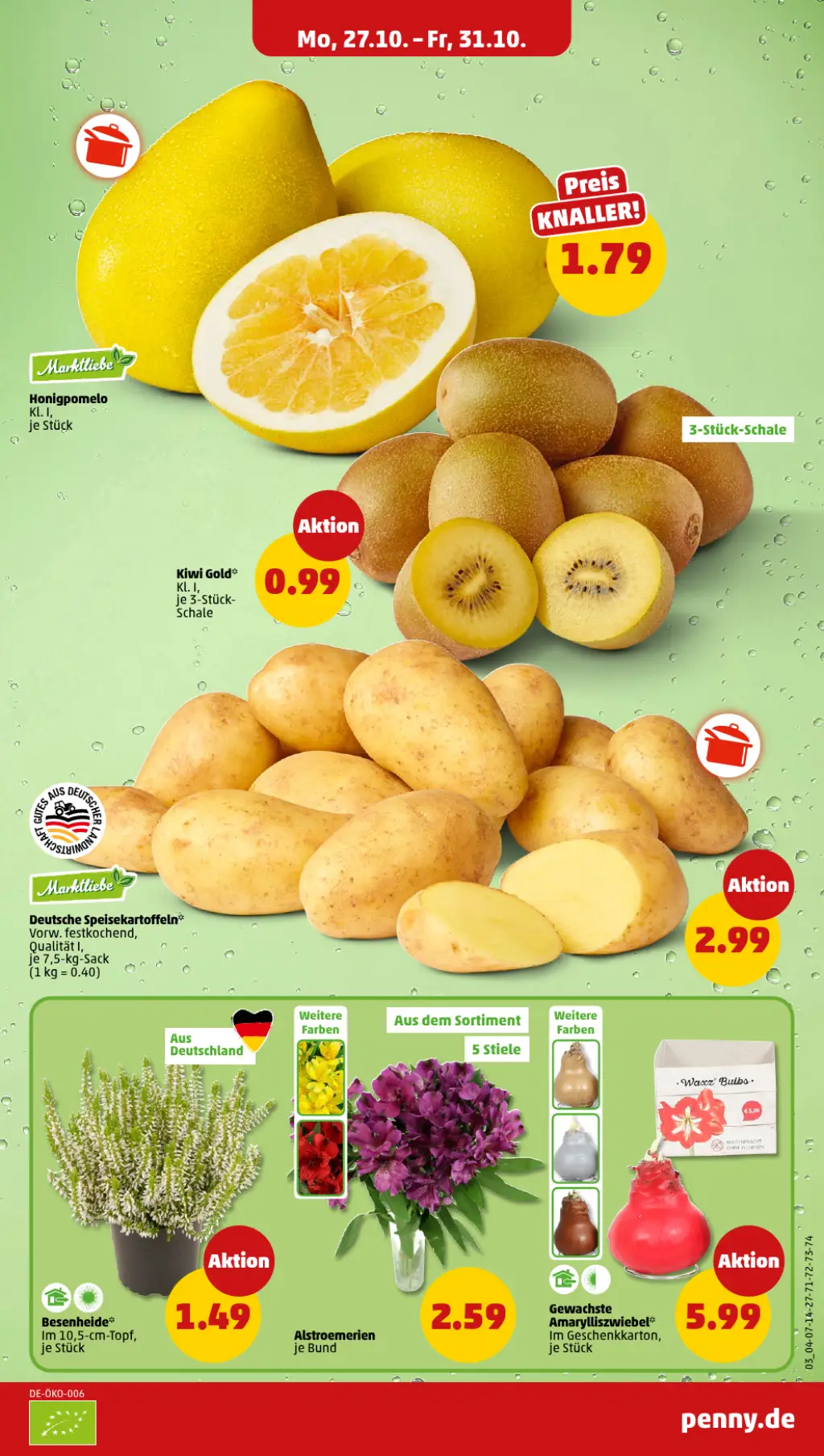 PENNY Prospekt KW44 mit aktuellen Angeboten und attraktiven Rabatten – günstige Lebensmittel, Sparen Sie bei PENNY Prospekt diese Woche!