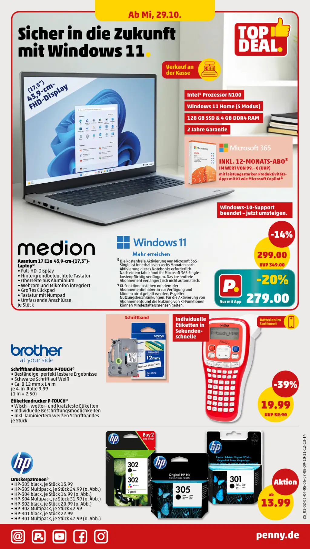 PENNY Prospekt KW44 mit aktuellen Angeboten und attraktiven Rabatten – günstige Lebensmittel, Sparen Sie bei PENNY Prospekt diese Woche!