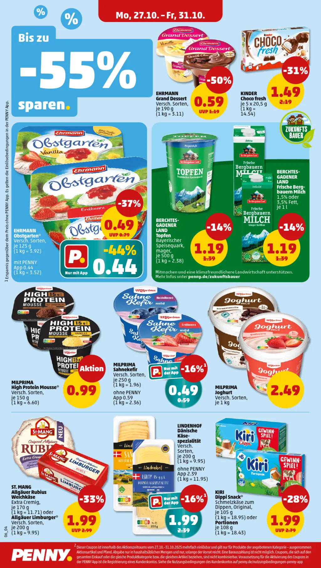 PENNY Prospekt KW44 mit aktuellen Angeboten und attraktiven Rabatten – günstige Lebensmittel, Sparen Sie bei PENNY Prospekt diese Woche!