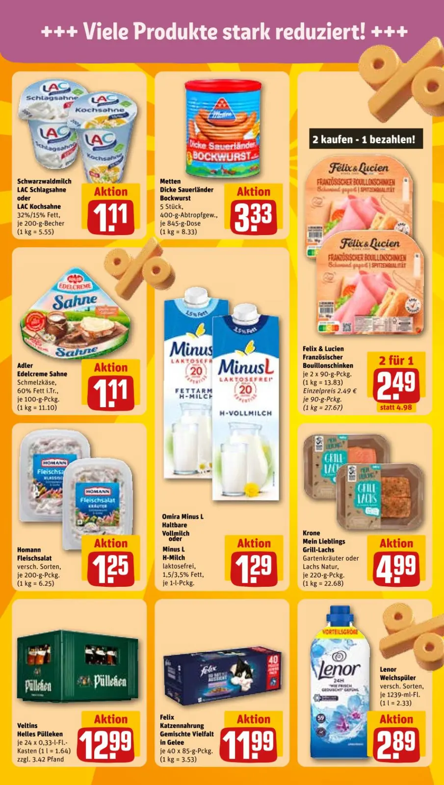 REWE Prospekt KW42 mit aktuellen Angeboten und attraktiven Rabatten – günstige Lebensmittel, Sparen Sie bei REWE Prospekt diese Woche!