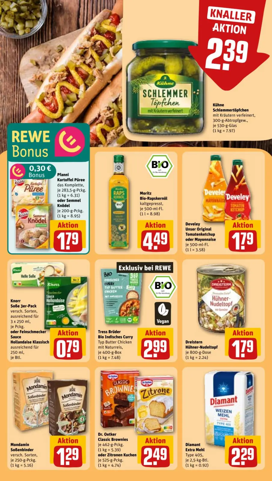 REWE Prospekt KW42 mit aktuellen Angeboten und attraktiven Rabatten – günstige Lebensmittel, Sparen Sie bei REWE Prospekt diese Woche!