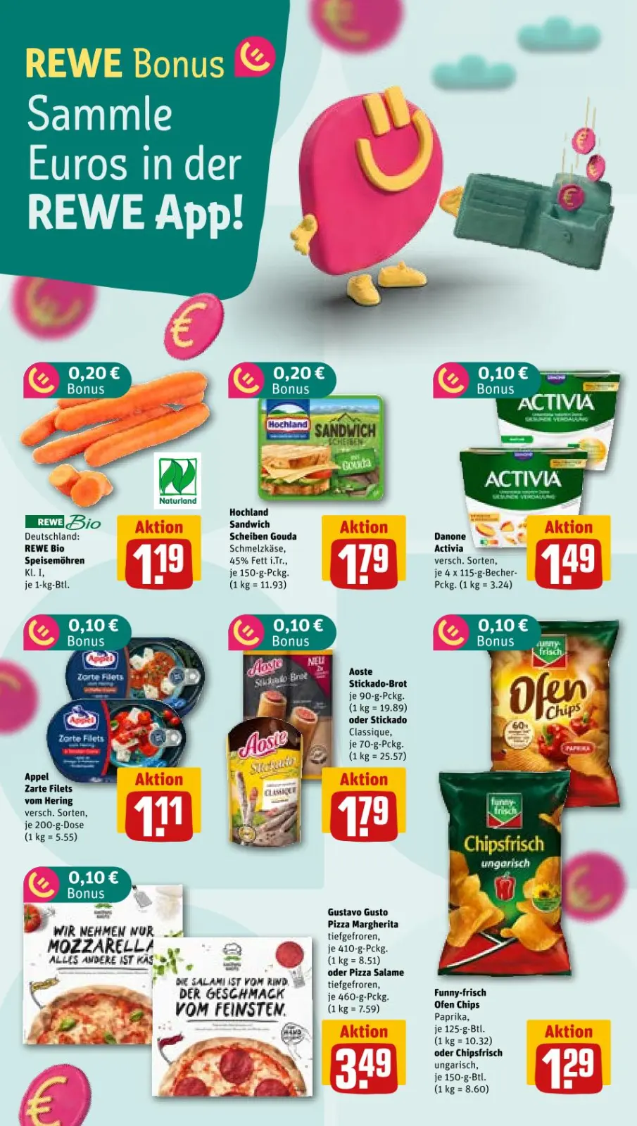 REWE Prospekt KW42 mit aktuellen Angeboten und attraktiven Rabatten – günstige Lebensmittel, Sparen Sie bei REWE Prospekt diese Woche!