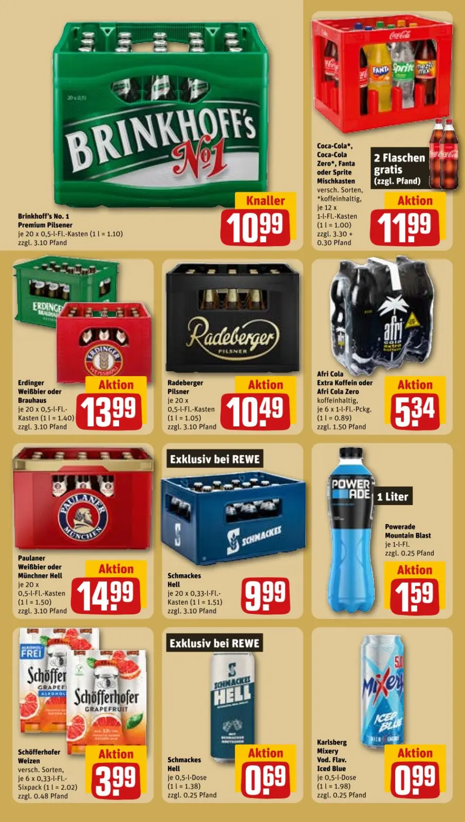 REWE Prospekt KW42 mit aktuellen Angeboten und attraktiven Rabatten – günstige Lebensmittel, Sparen Sie bei REWE Prospekt diese Woche!