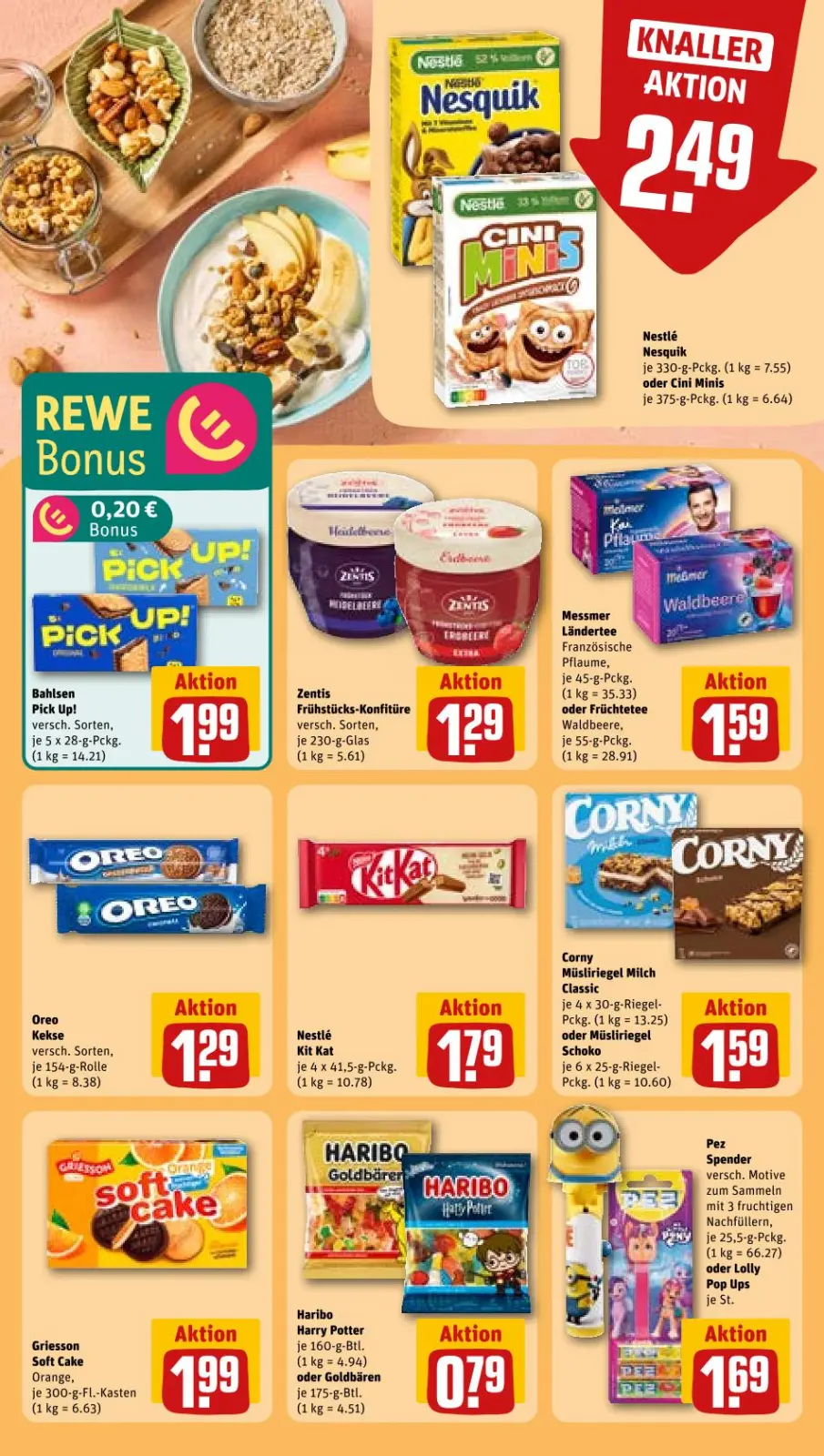 REWE Prospekt KW42 mit aktuellen Angeboten und attraktiven Rabatten – günstige Lebensmittel, Sparen Sie bei REWE Prospekt diese Woche!
