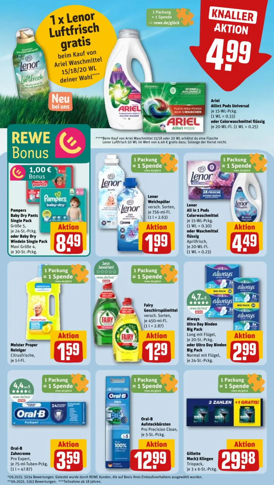 REWE Prospekt KW43 mit aktuellen Angeboten und attraktiven Rabatten – günstige Lebensmittel, Sparen Sie bei REWE Prospekt diese Woche!