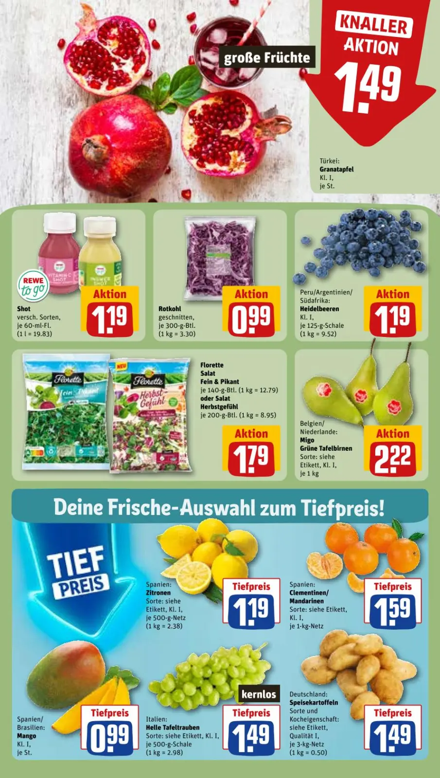 REWE Prospekt KW43 mit aktuellen Angeboten und attraktiven Rabatten – günstige Lebensmittel, Sparen Sie bei REWE Prospekt diese Woche!