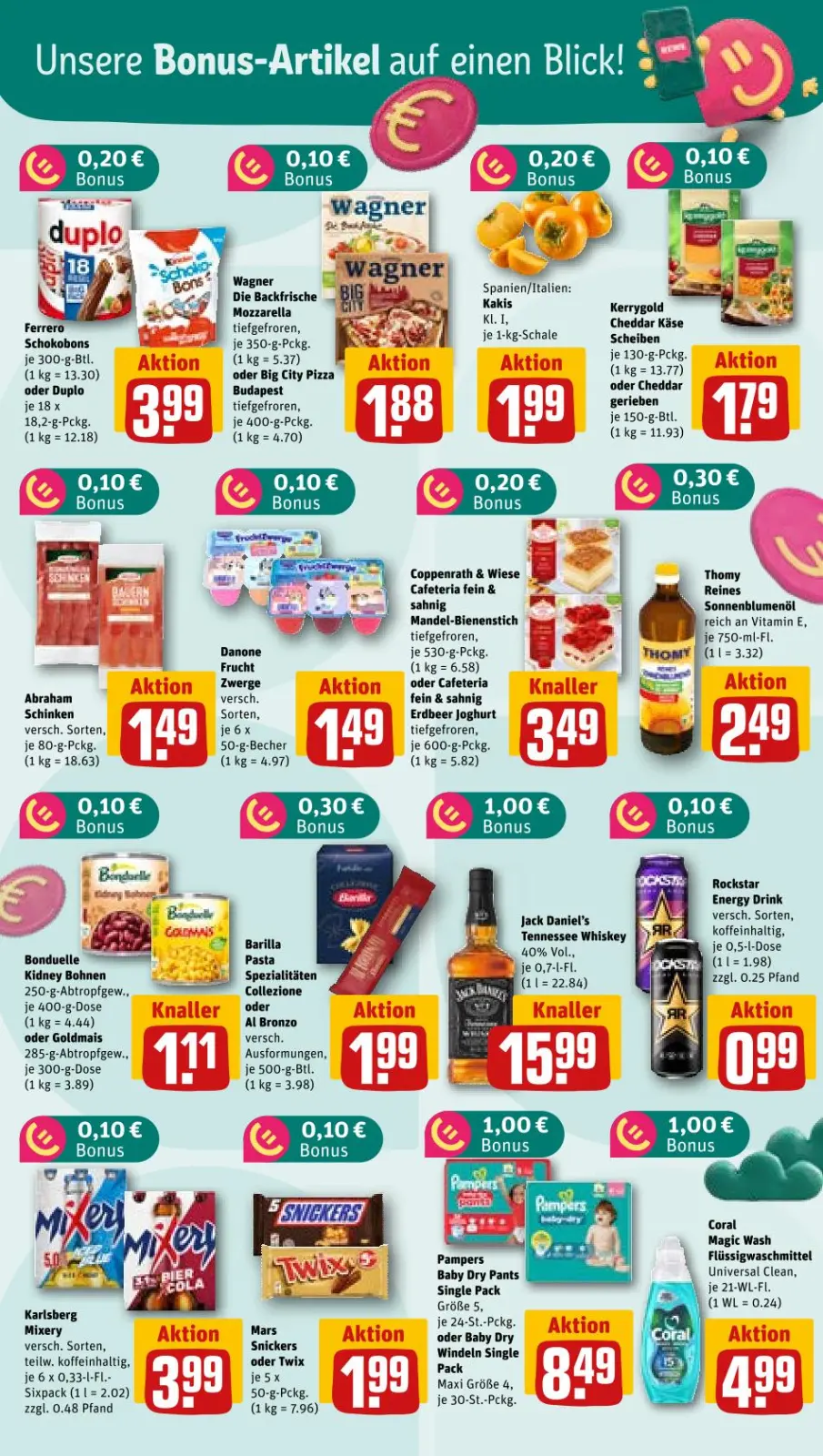 REWE Prospekt KW43 mit aktuellen Angeboten und attraktiven Rabatten – günstige Lebensmittel, Sparen Sie bei REWE Prospekt diese Woche!