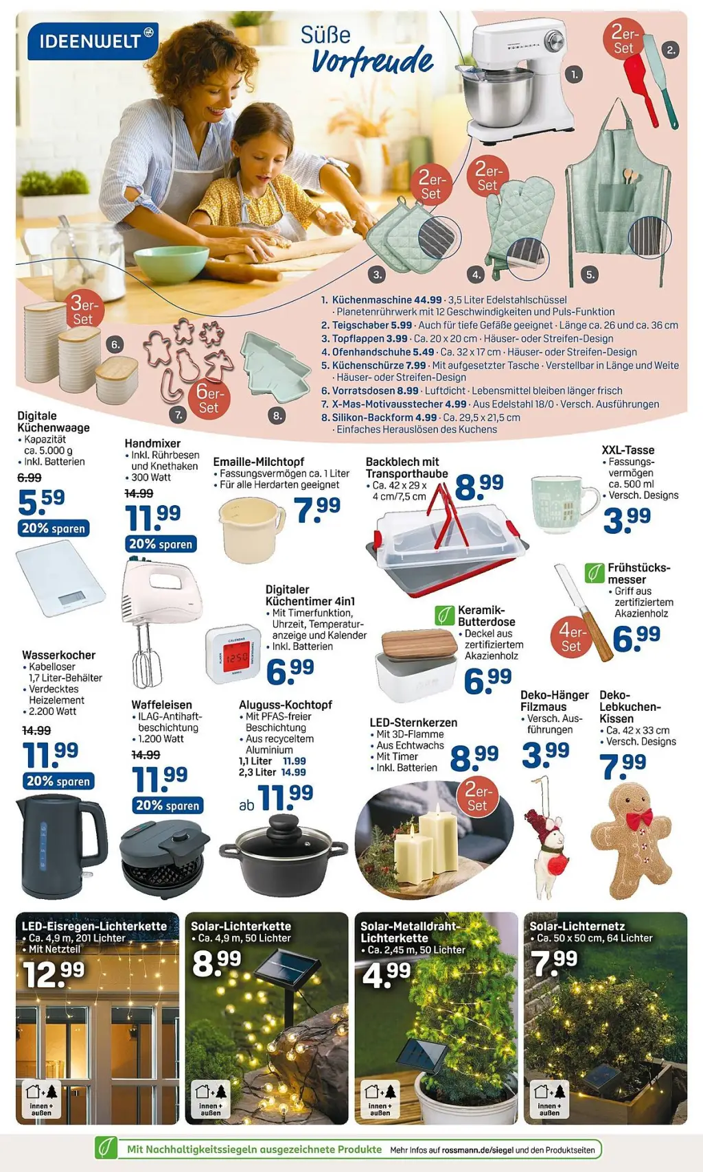 Rossmann Prospekt KW43 mit aktuellen Angeboten und attraktiven Rabatten – günstige Lebensmittel, Sparen Sie bei Rossmann Prospekt diese Woche!
