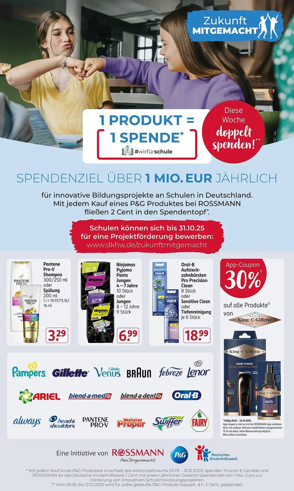 Rossmann Prospekt KW43 mit aktuellen Angeboten und attraktiven Rabatten – günstige Lebensmittel, Sparen Sie bei Rossmann Prospekt diese Woche!