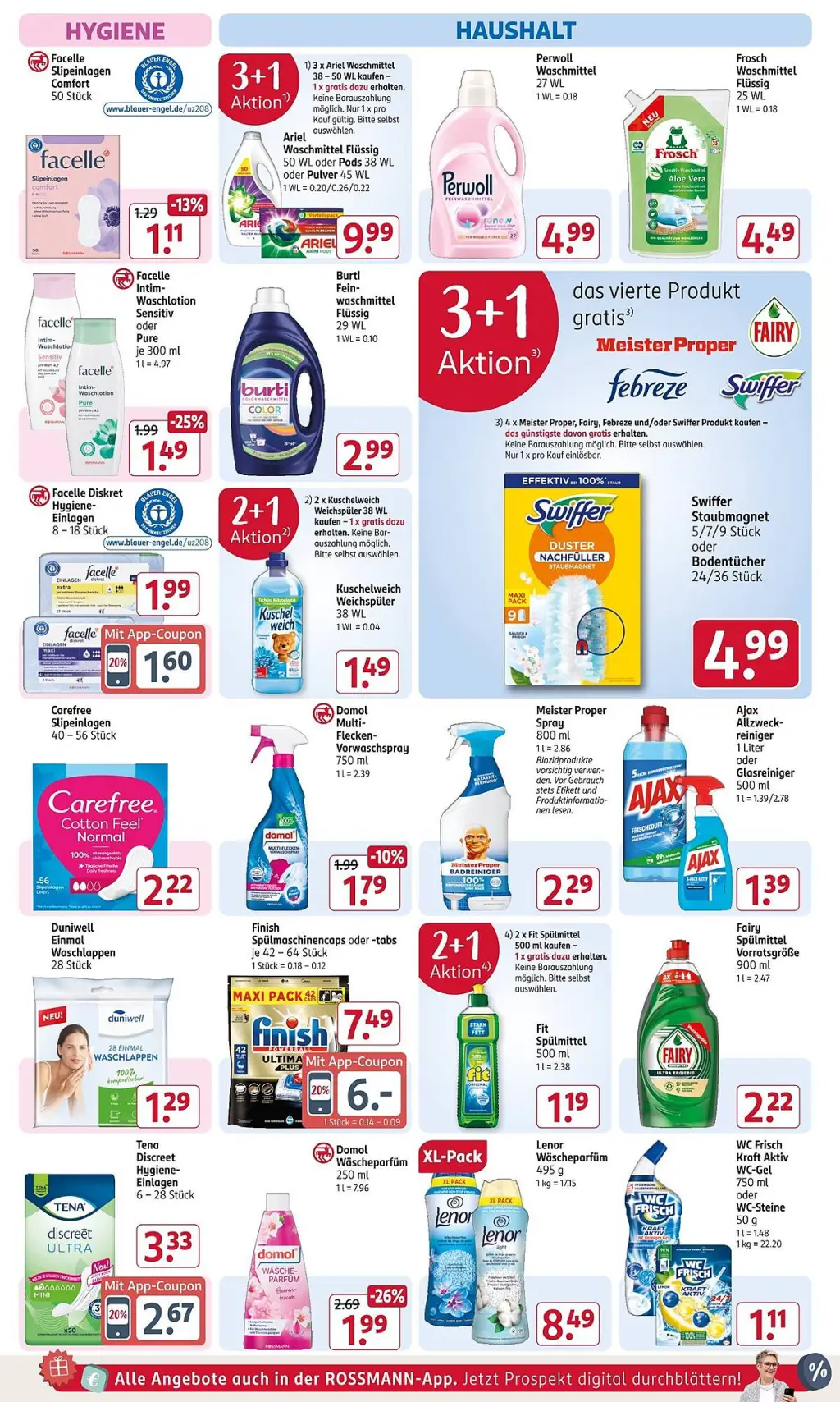 Rossmann Prospekt KW43 mit aktuellen Angeboten und attraktiven Rabatten – günstige Lebensmittel, Sparen Sie bei Rossmann Prospekt diese Woche!