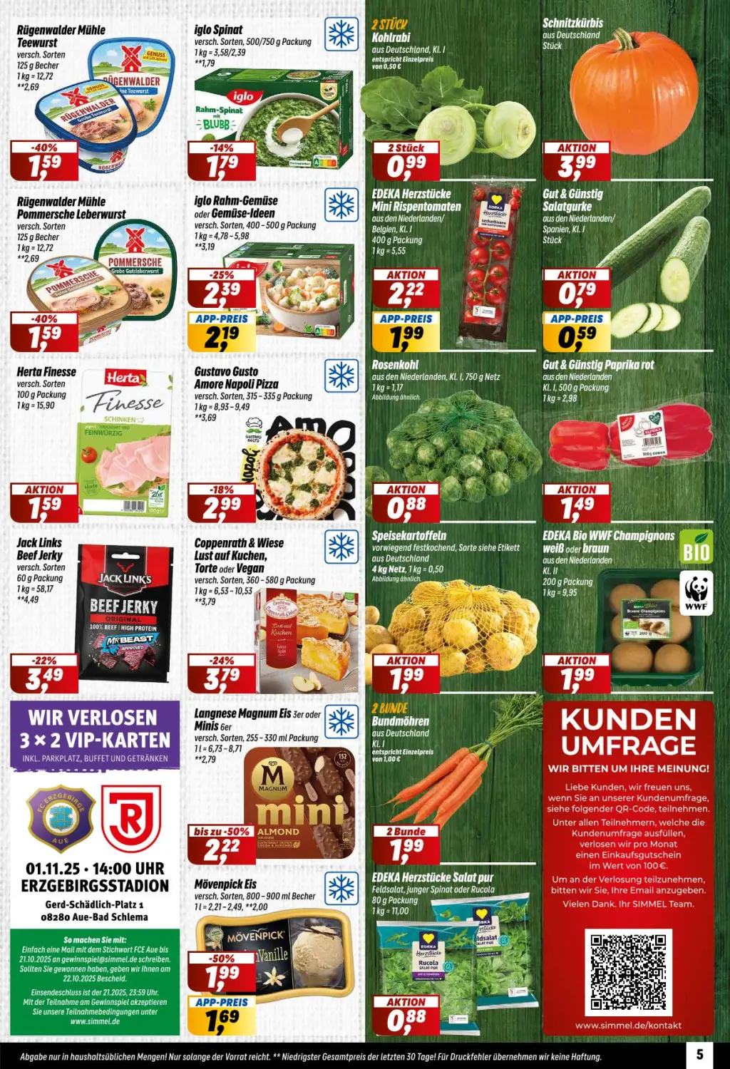 Simmel Prospekt KW43 mit aktuellen Angeboten und attraktiven Rabatten – günstige Lebensmittel, Sparen Sie bei Simmel Prospekt diese Woche!