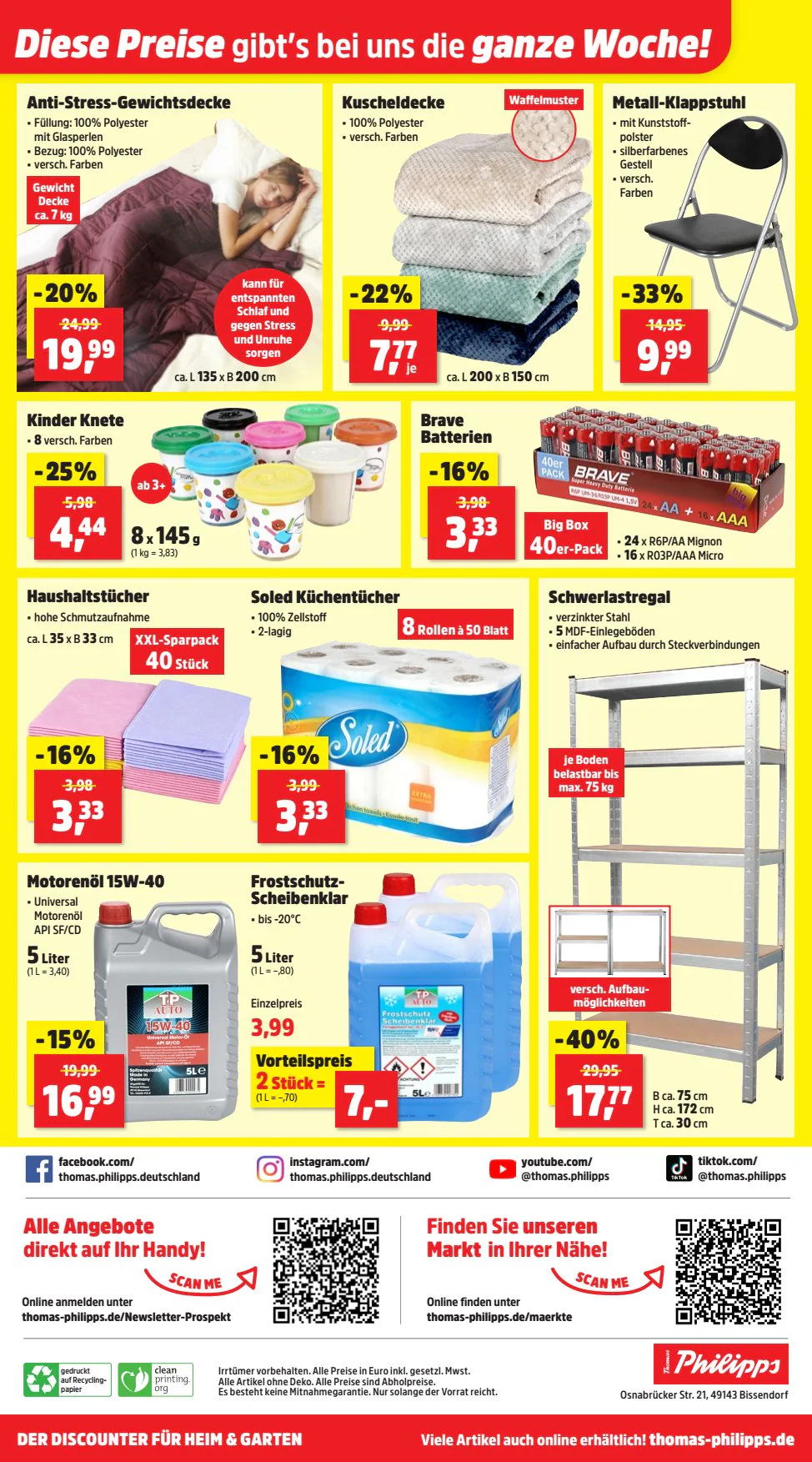 Thomas Philipps Prospekt KW45 mit aktuellen Angeboten und attraktiven Rabatten – günstige Lebensmittel, Sparen Sie bei Thomas Philipps Prospekt diese Woche!