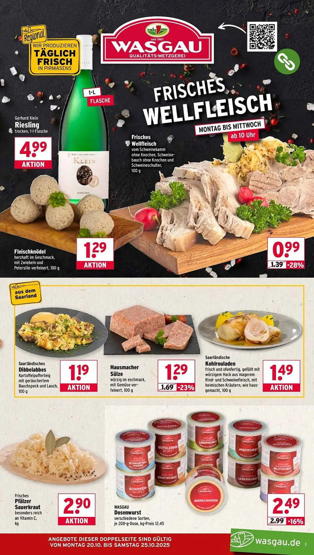 Wasgau Prospekt KW43 mit aktuellen Angeboten und attraktiven Rabatten – günstige Lebensmittel, Sparen Sie bei Wasgau Prospekt diese Woche! Wasgau Prospekt KW43 mit aktuellen Angeboten und attraktiven Rabatten – günstige Lebensmittel, Sparen Sie bei Wasgau Prospekt diese Woche!