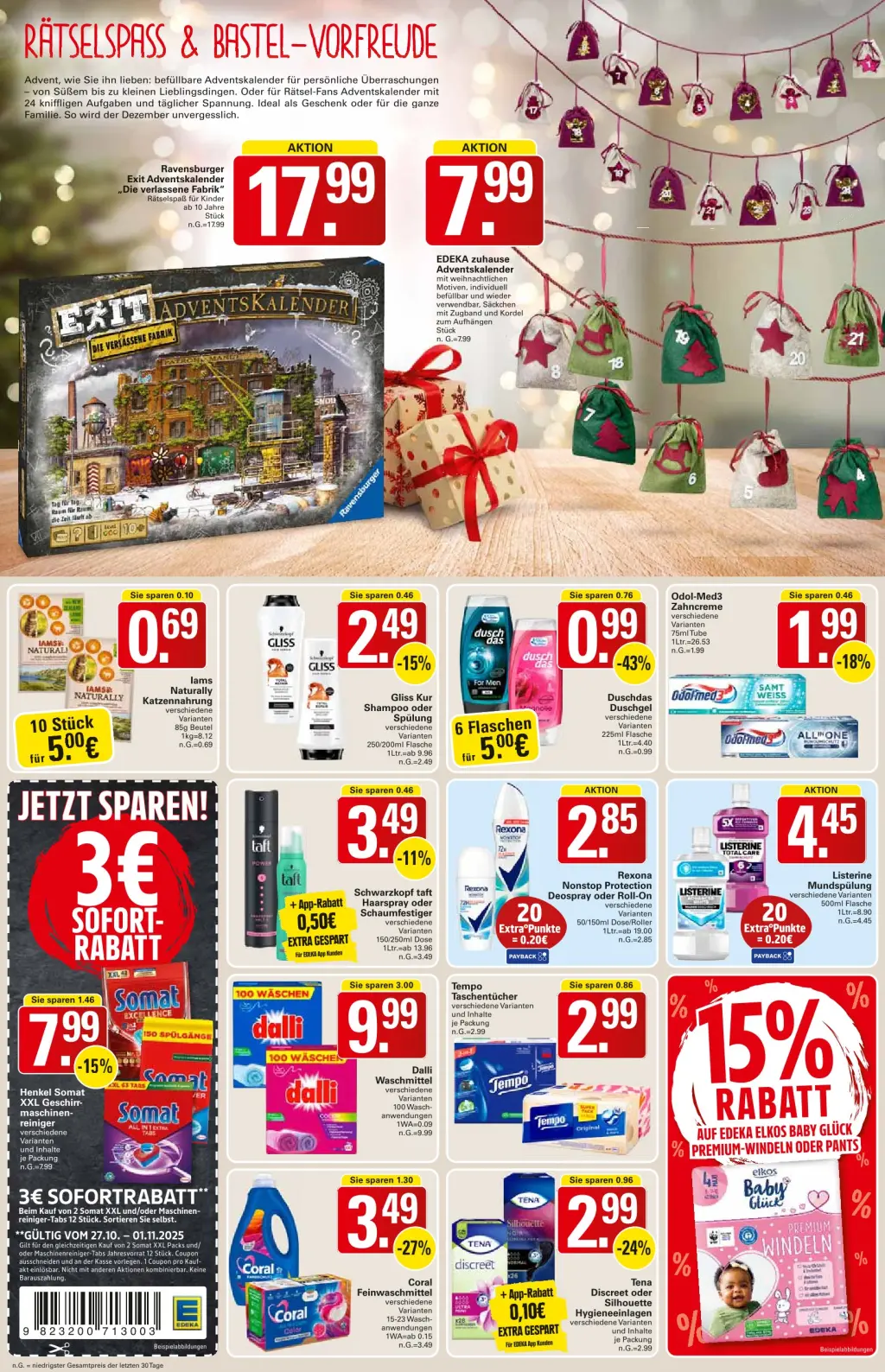 WEZ Prospekt KW44 mit aktuellen Angeboten und attraktiven Rabatten – günstige Lebensmittel, Sparen Sie bei WEZ Prospekt diese Woche!