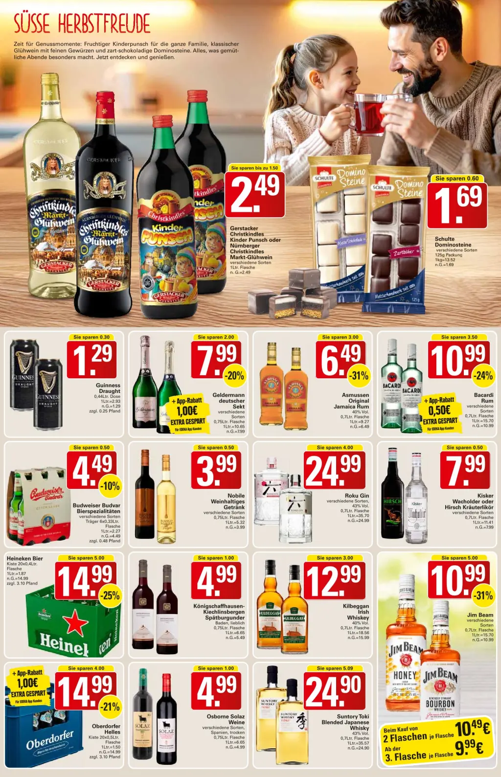 WEZ Prospekt KW44 mit aktuellen Angeboten und attraktiven Rabatten – günstige Lebensmittel, Sparen Sie bei WEZ Prospekt diese Woche!