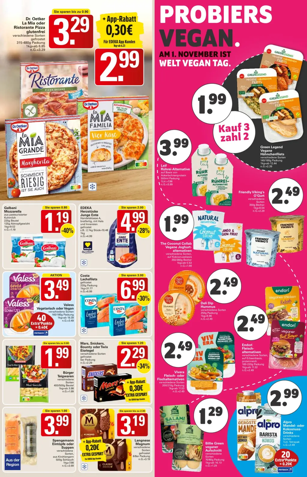 WEZ Prospekt KW44 mit aktuellen Angeboten und attraktiven Rabatten – günstige Lebensmittel, Sparen Sie bei WEZ Prospekt diese Woche!