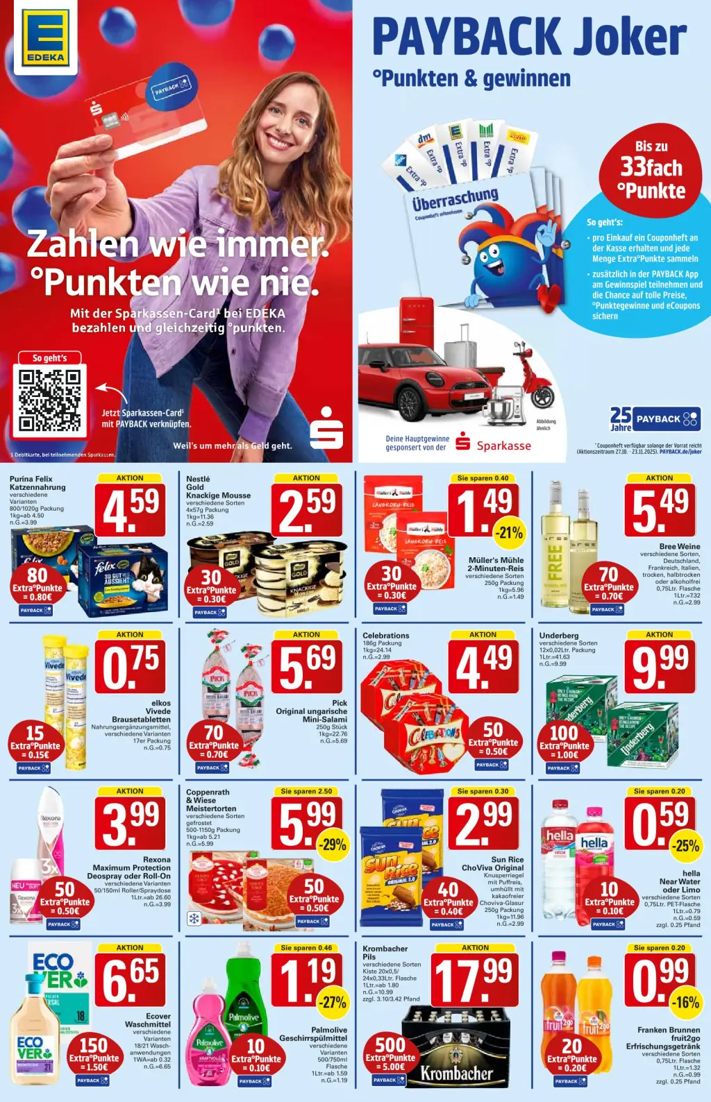 WEZ Prospekt KW44 mit aktuellen Angeboten und attraktiven Rabatten – günstige Lebensmittel, Sparen Sie bei WEZ Prospekt diese Woche!