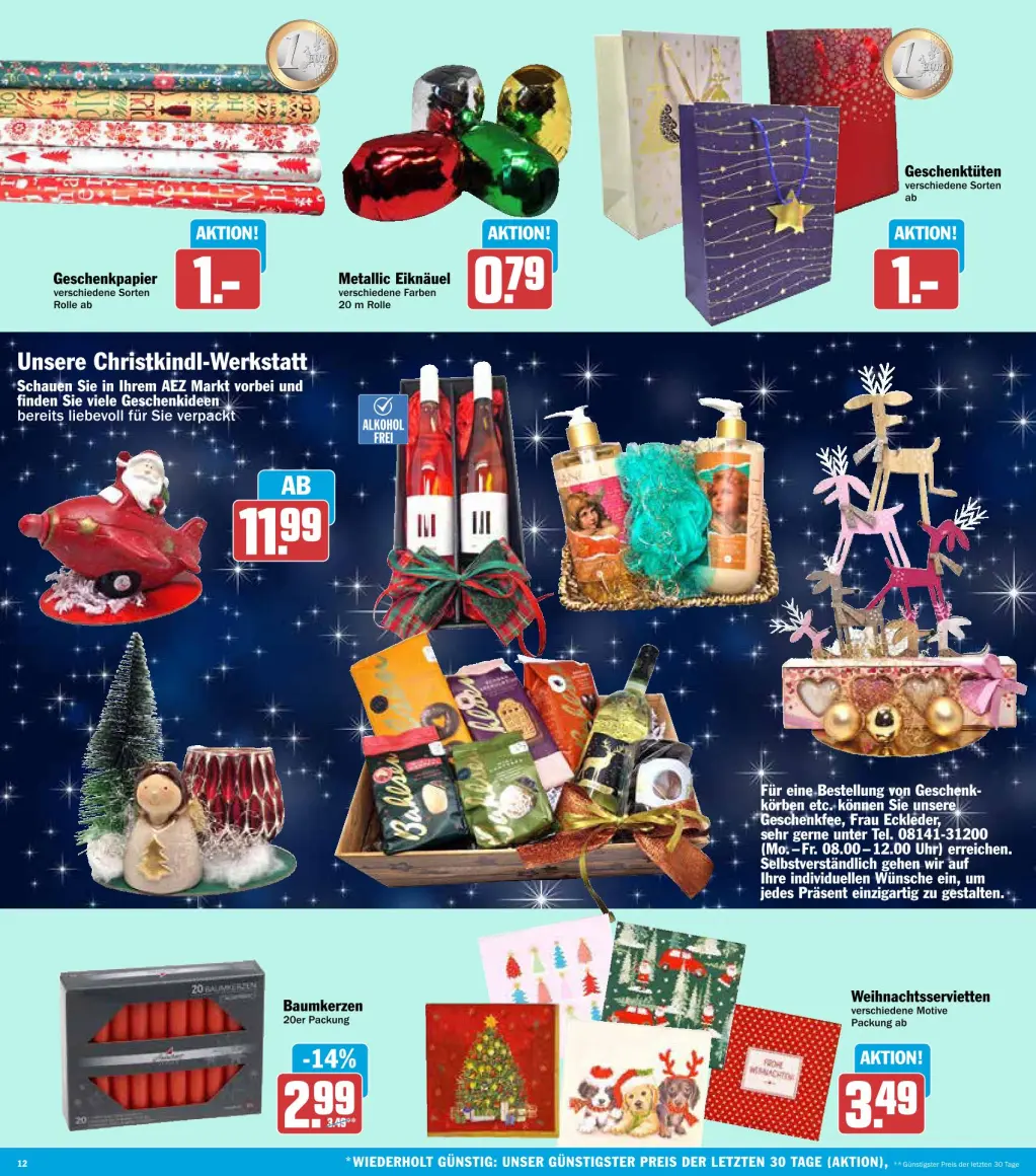 AEZ Prospekt KW48 mit aktuellen Angeboten und attraktiven Rabatten – günstige Lebensmittel, Sparen Sie bei AEZ Prospekt diese Woche!