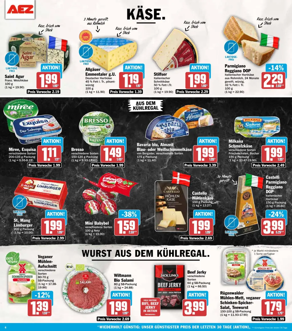 AEZ Prospekt KW48 mit aktuellen Angeboten und attraktiven Rabatten – günstige Lebensmittel, Sparen Sie bei AEZ Prospekt diese Woche!