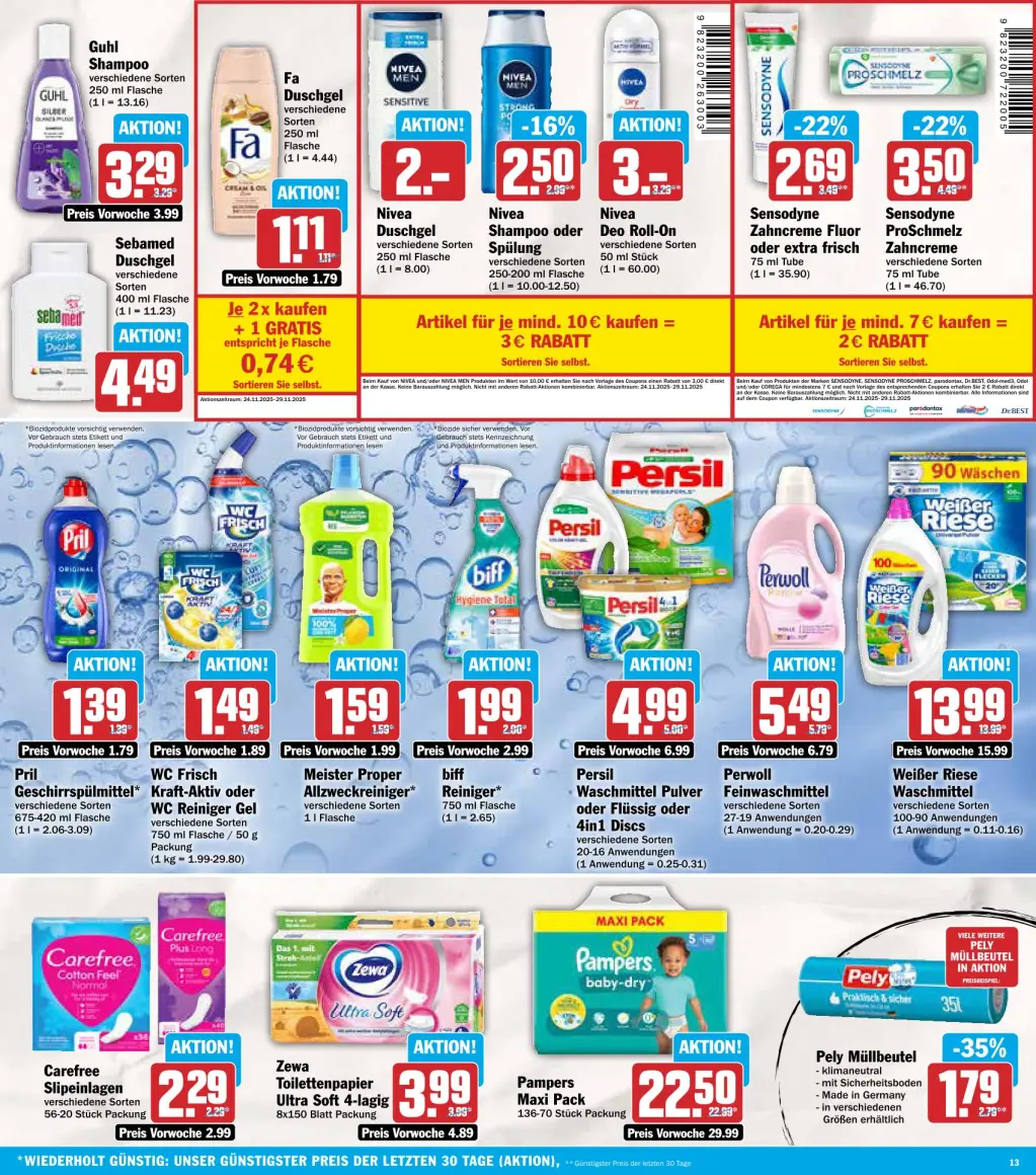 AEZ Prospekt KW48 mit aktuellen Angeboten und attraktiven Rabatten – günstige Lebensmittel, Sparen Sie bei AEZ Prospekt diese Woche!